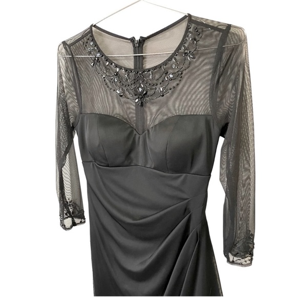 DJ-JAZ Beaded Neck Shift Dress - Picture 2 of 3